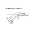 Joint plat femelle ORFS 45 ° 24241